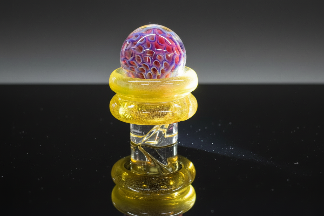 3DXL Honeycomb on Yellow Pearl Rockulus