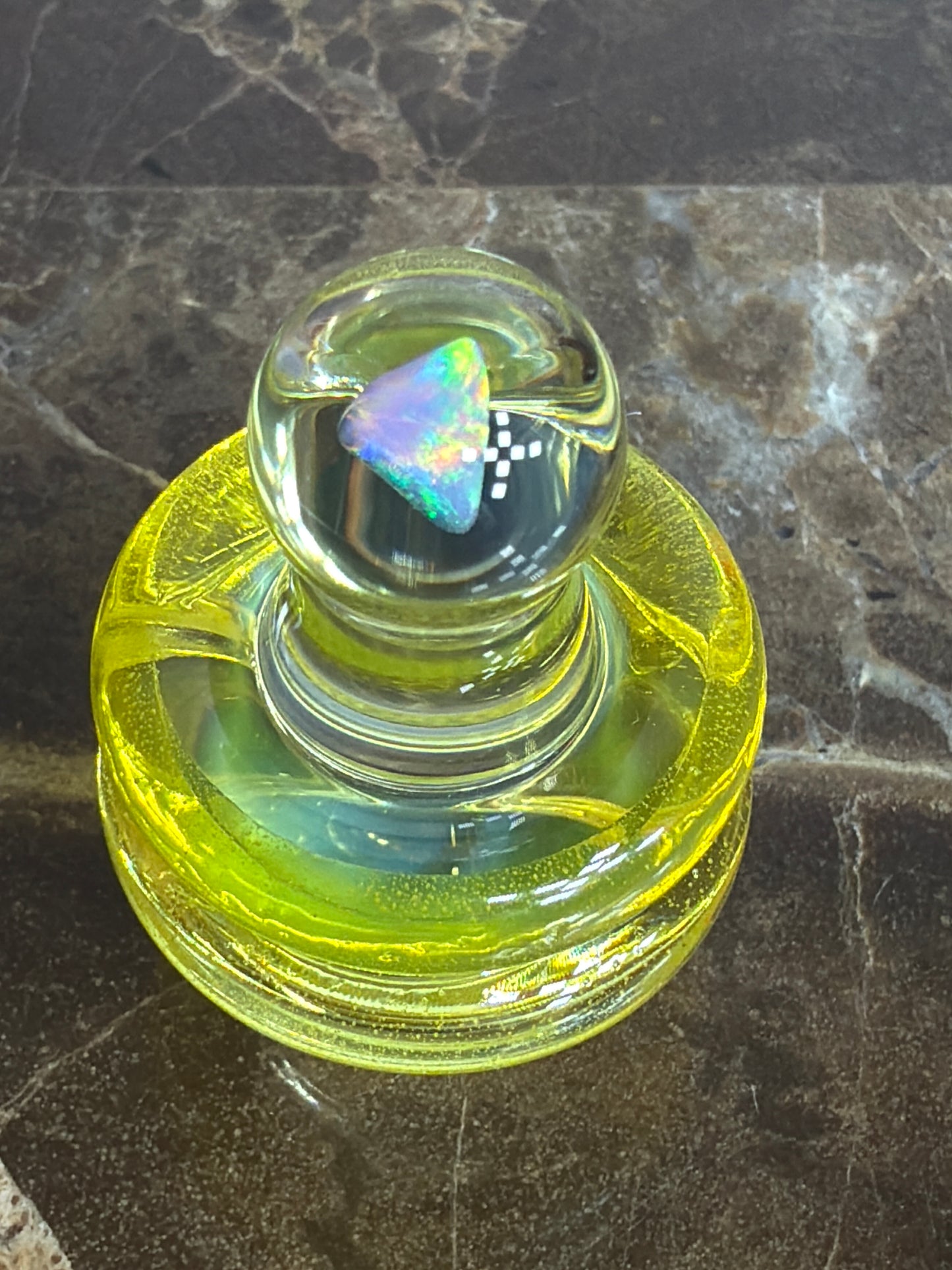 3DXL Opal Rockulus in Yellow Pearl