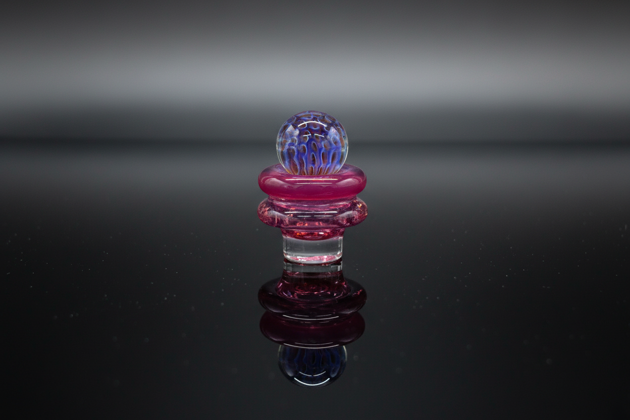 3DXL Purple Honeycomb on Telemagenta Rockulus