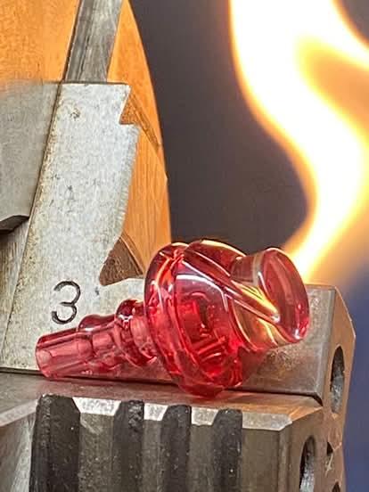 Skeleton Key Gold Ruby