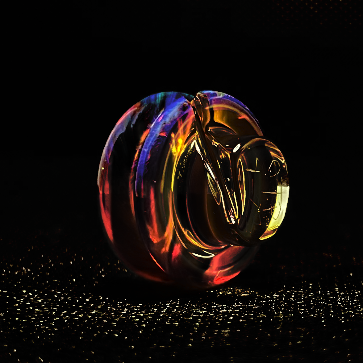 Carta Flattop Amber Purple Rockulus