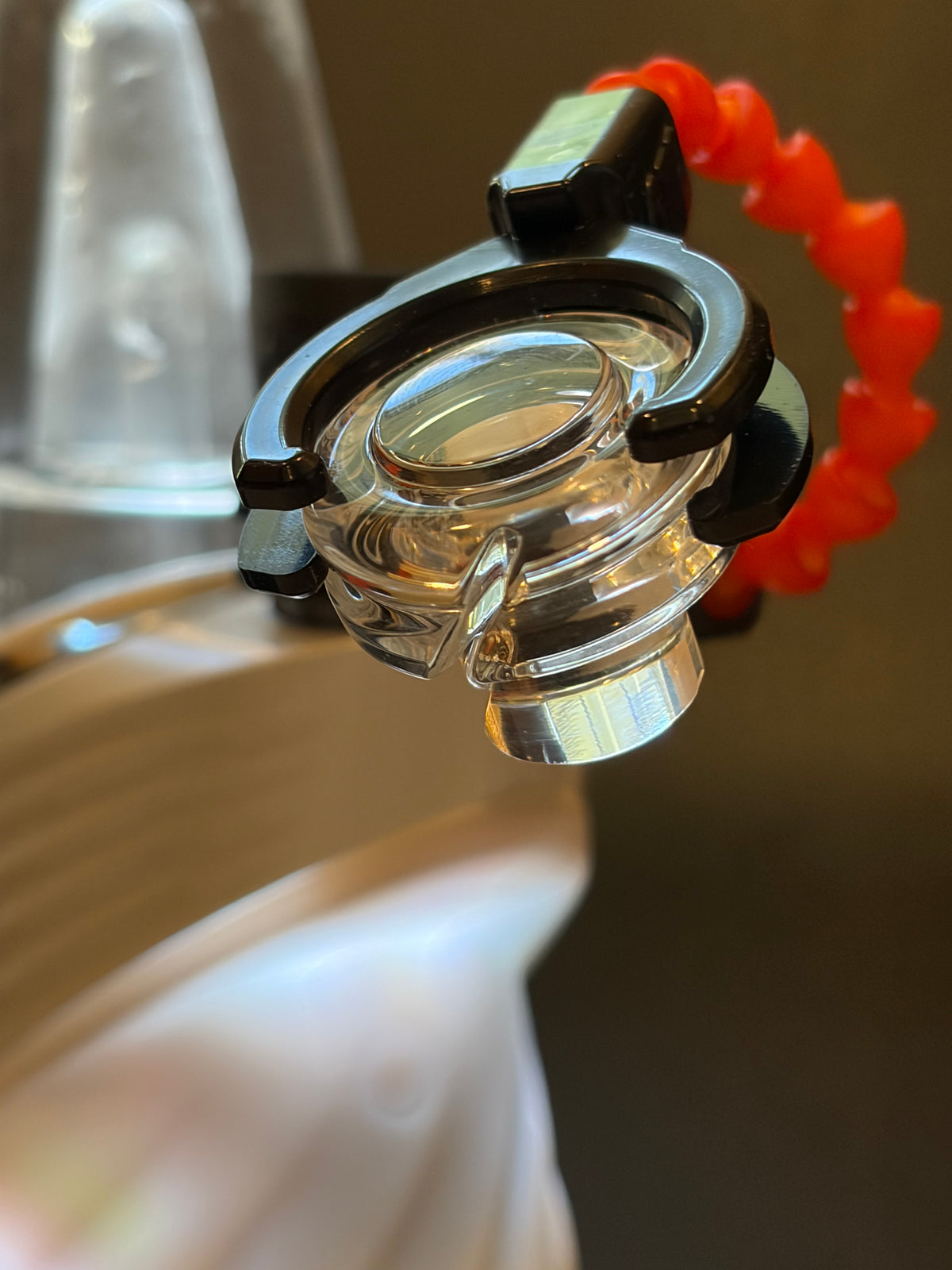 Scorpion Tether 3DXL Clear Rockulus Combo in Scarlett