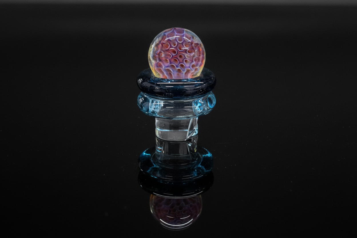 3DXL Honeycomb on Atomic Blue Stardust Rockulus