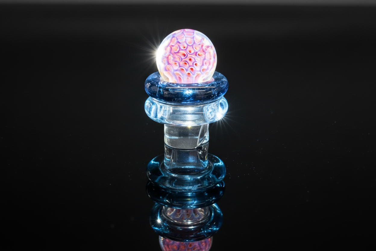 3DXL Honeycomb on Atomic Blue Stardust Rockulus