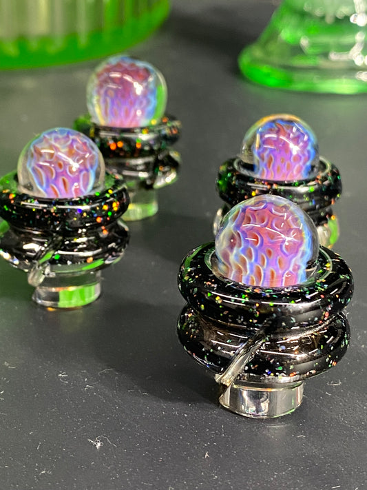 Purple Honeycombs on Cropal over classic black with an Inset Opal 3DXL Rockulus