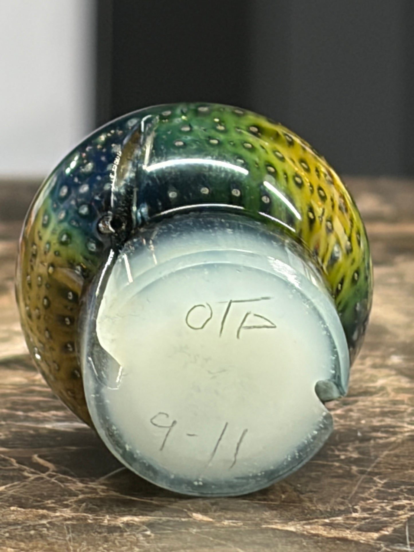 30mm OTP Spinner Collab With Durin K in Bubble Trap over Blue and Atomic Coconut