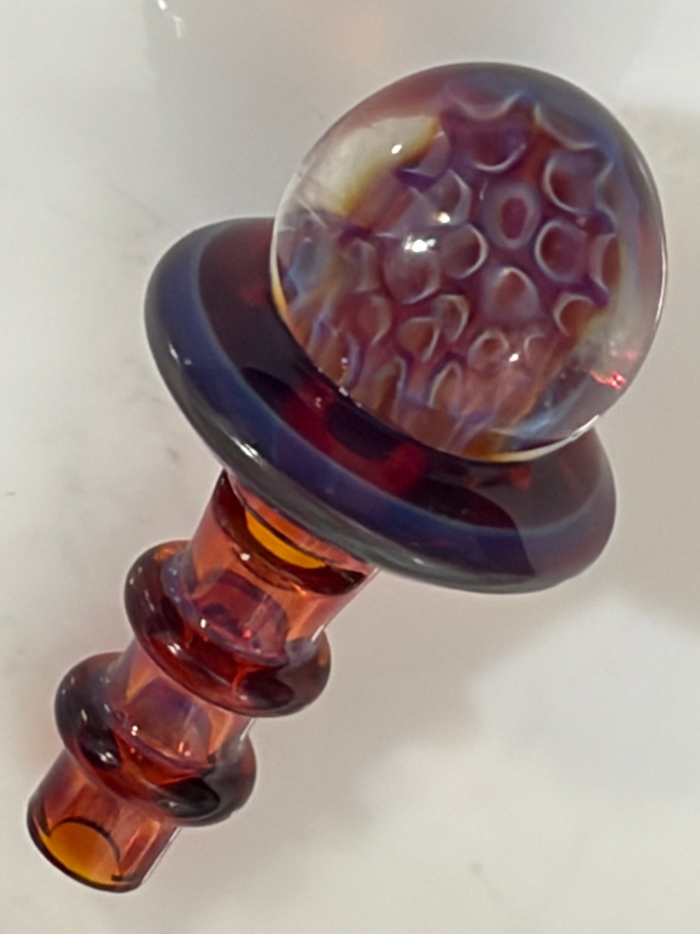 3DXL Honeycomb Joystick in Amber Purple