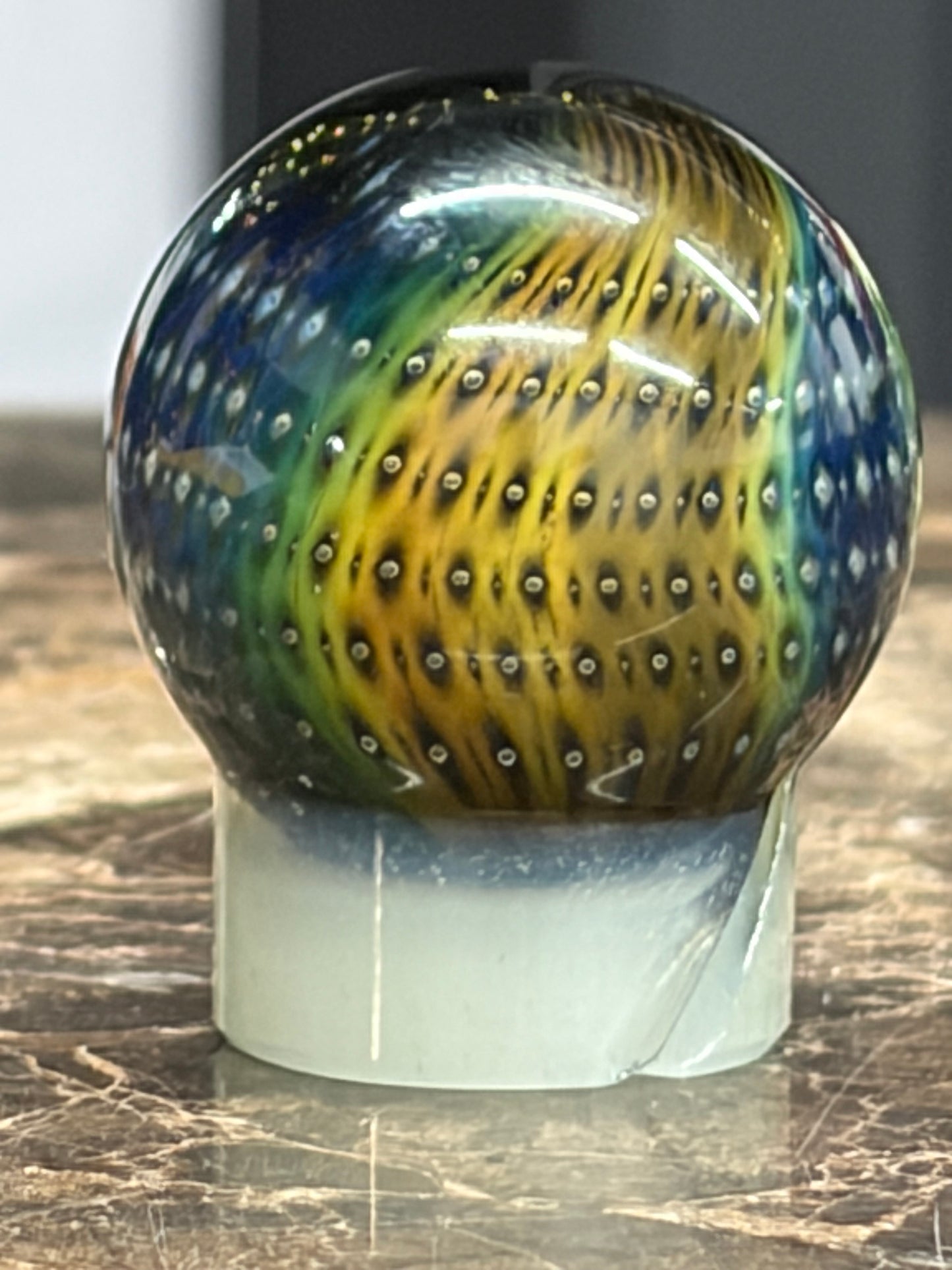 30mm OTP Spinner Collab With Durin K in Bubble Trap over Blue and Atomic Coconut