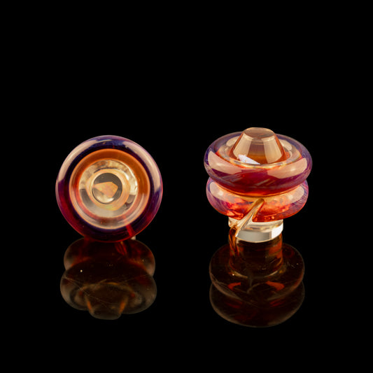 3DXL Inset Opal Amber Purple Rockulus