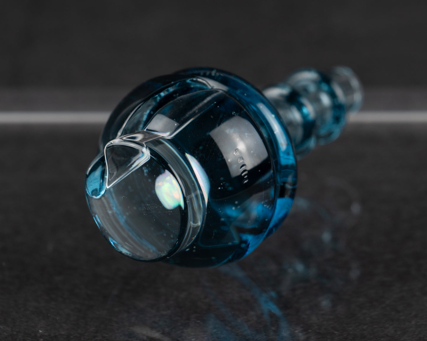 Skeleton Key Opal on Atomic Blue Stardust