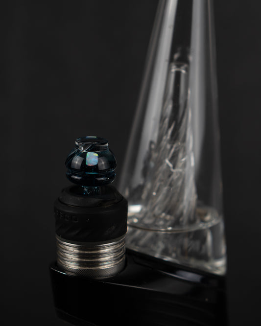 Skeleton Key Opal on Atomic Blue Stardust