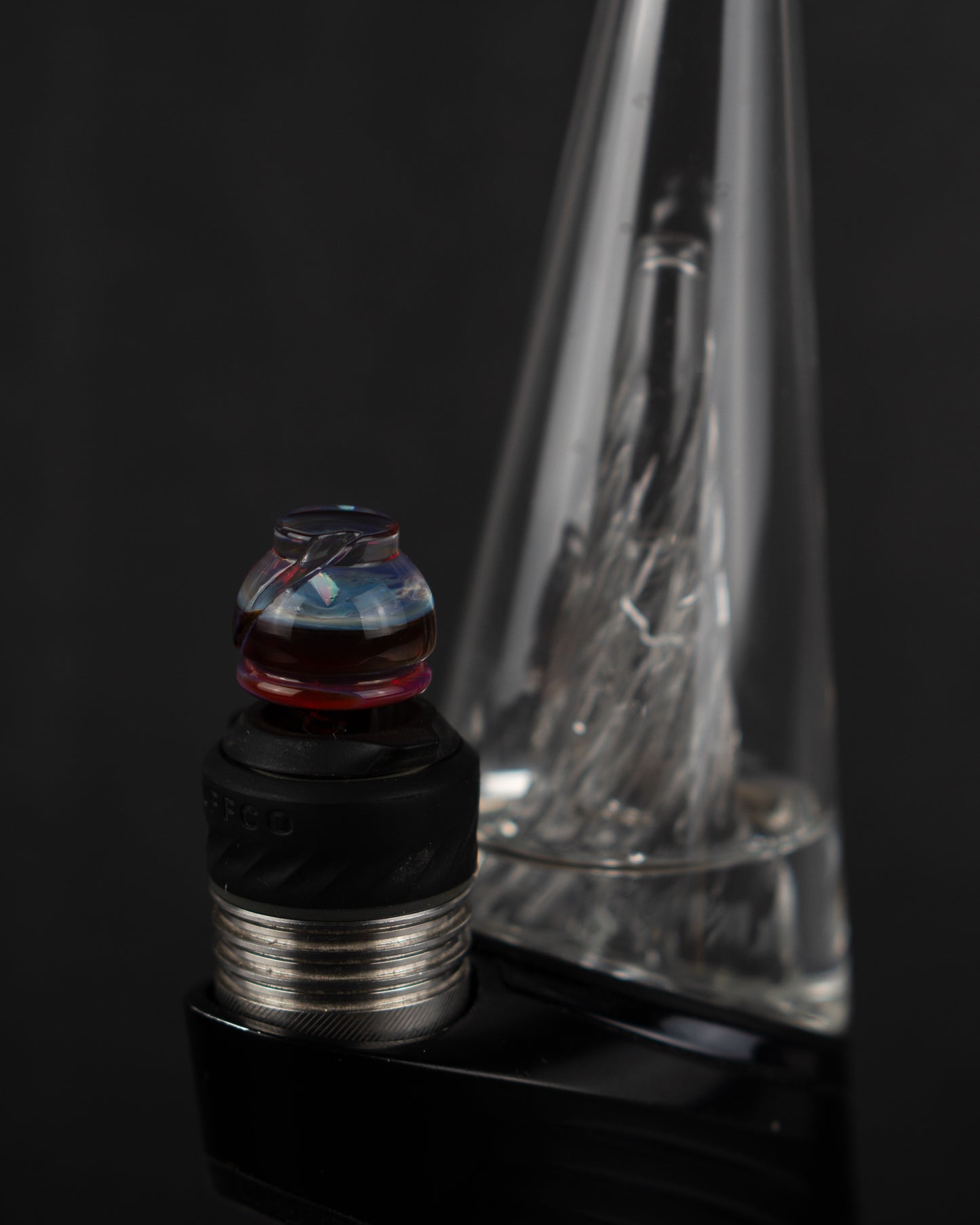 Skeleton Key Opal on Amber Purple